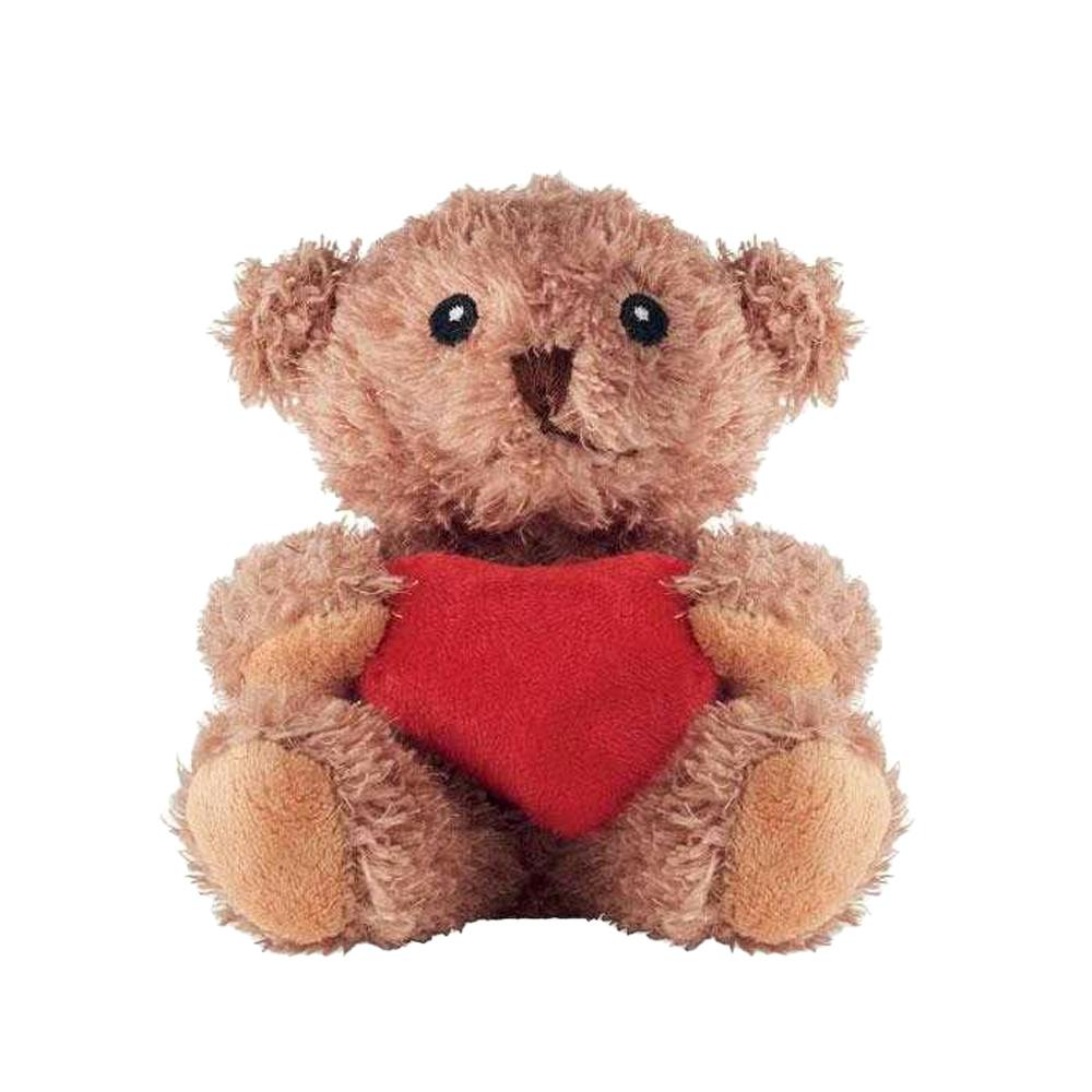 Midocean Red/Brown Cuddle Heart Plush Teddy Bear - One Size