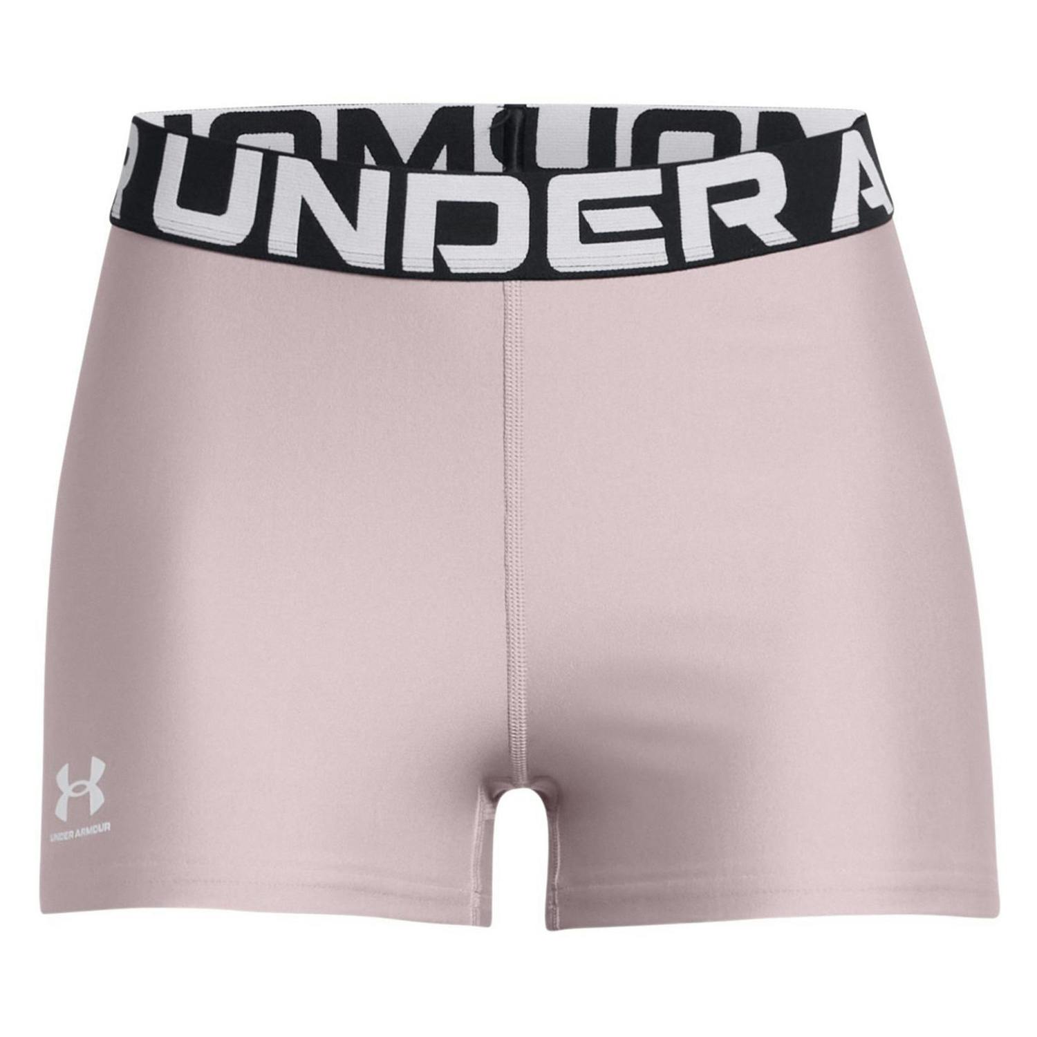Under Armour Women's Grey Heatgear Compression Shorts - 8 Uk S