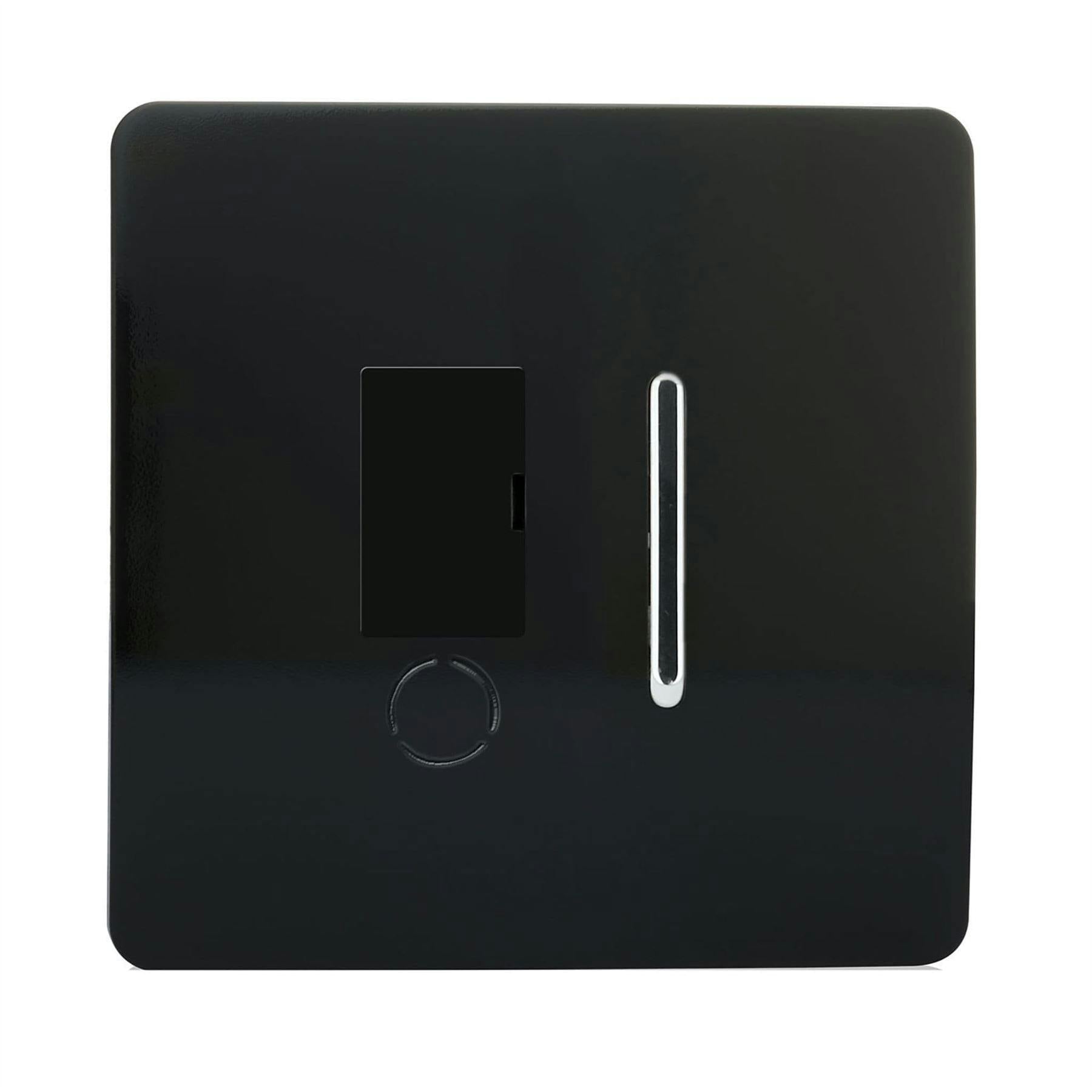 Trendi Switch 13Amp Piano Black Fused Spur With Flex Outlet - Image 7
