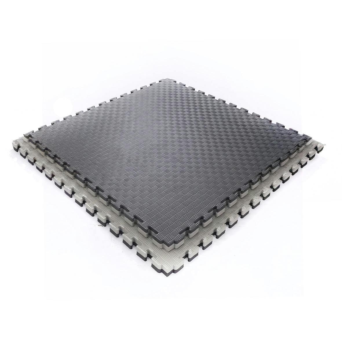 Rackhams Black/Grey 40Mm Premium Reversible Eva Tatami Foam Mats - And