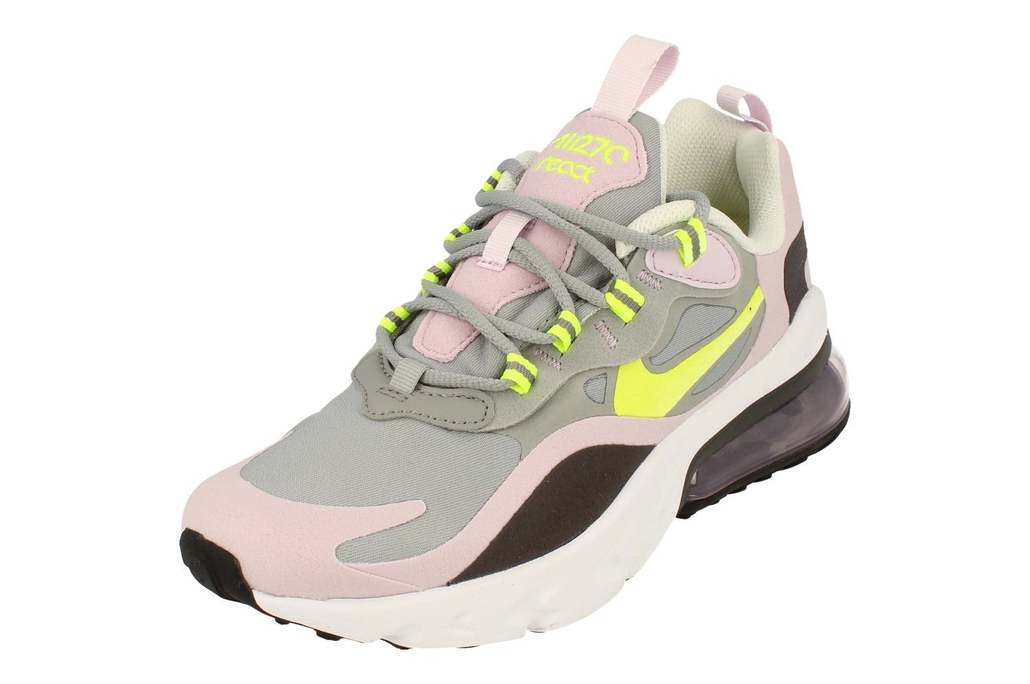 Nike Grey Air Max 270 React Gs Bq0103 010 - Uk 5 | Us 5.5Y | Eu 38