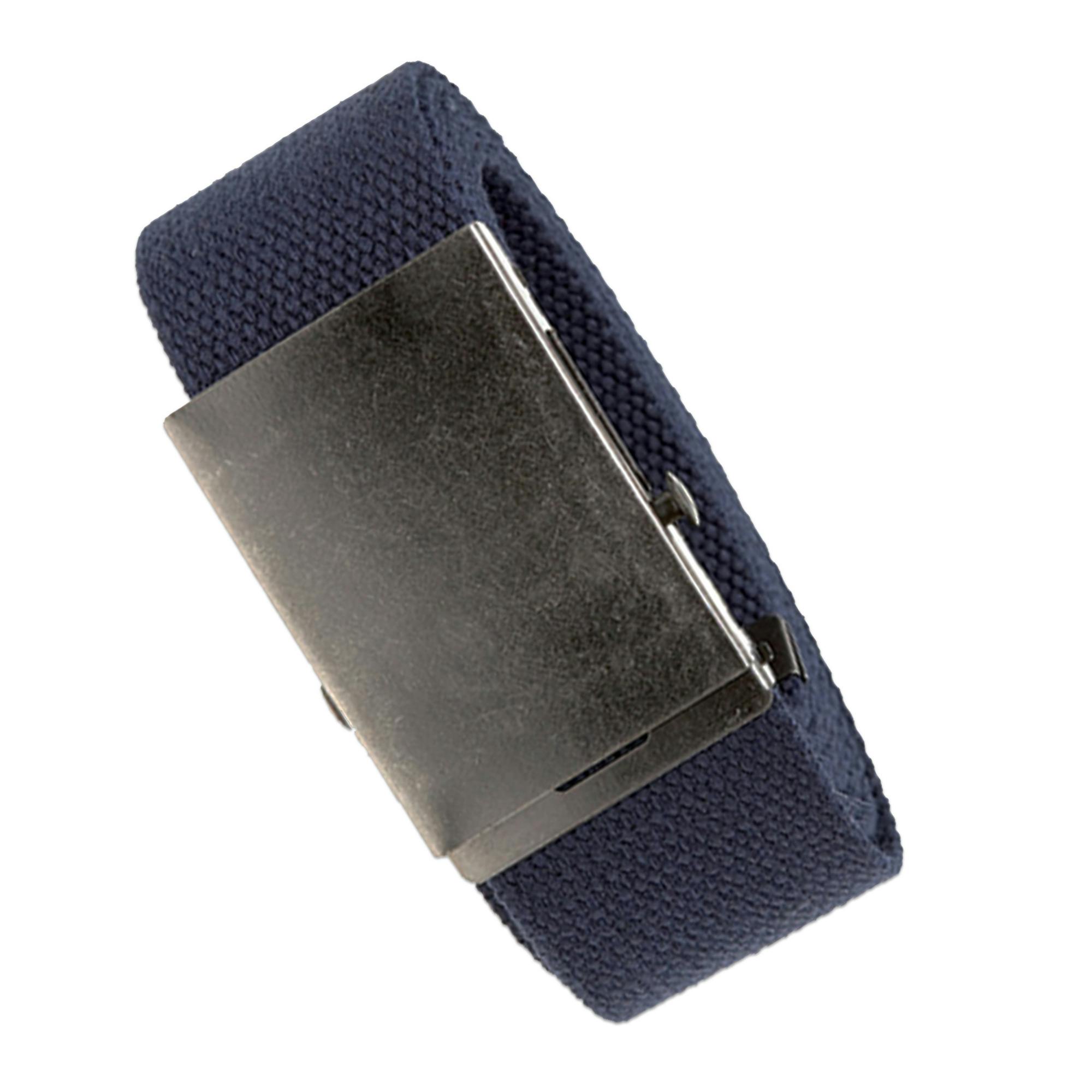 Duke Men's D555 Edward Webbing Waist Belt - Navy - 6XL - Navy - 100% Polyester
