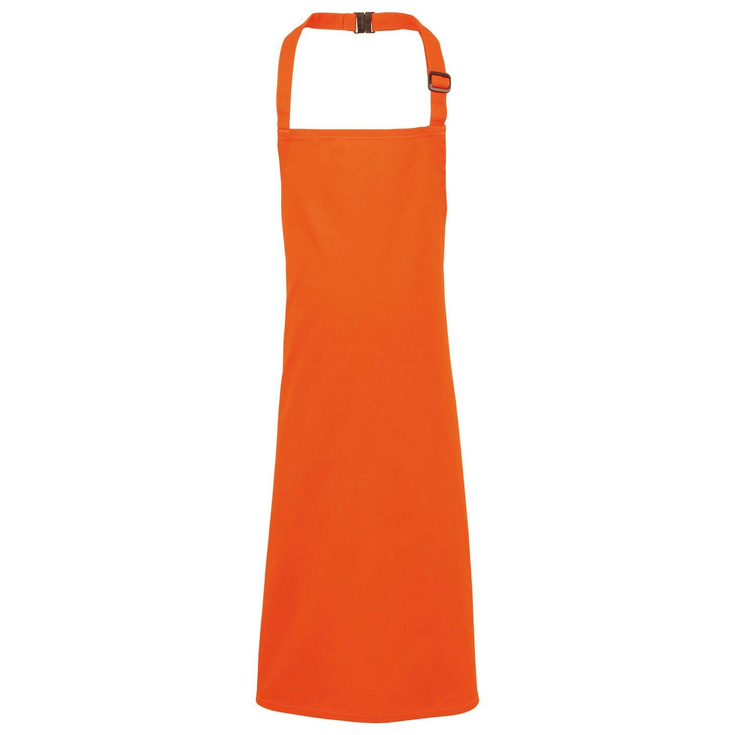 Premier Childrens/Kids Plain Apron - Orange / Cotton - Image 4