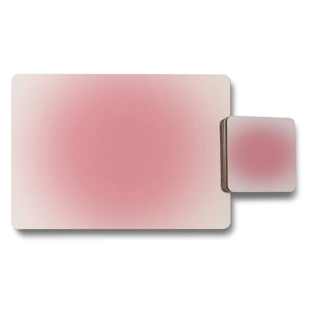 Benjamin Tate Design Set Of 12 Placemats And Coasters With Wood Bottom Designer Artwork