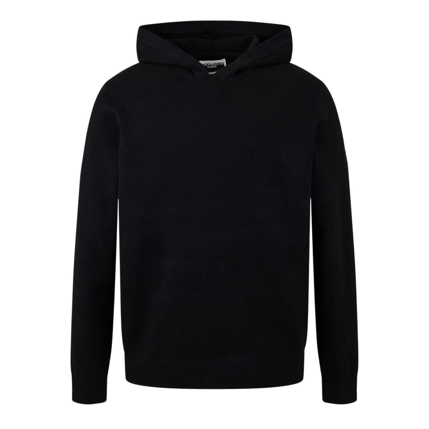 Jack And Jones Men's Black Jorollie Sweatshirt - S - 61% Polyester/39% Cotton