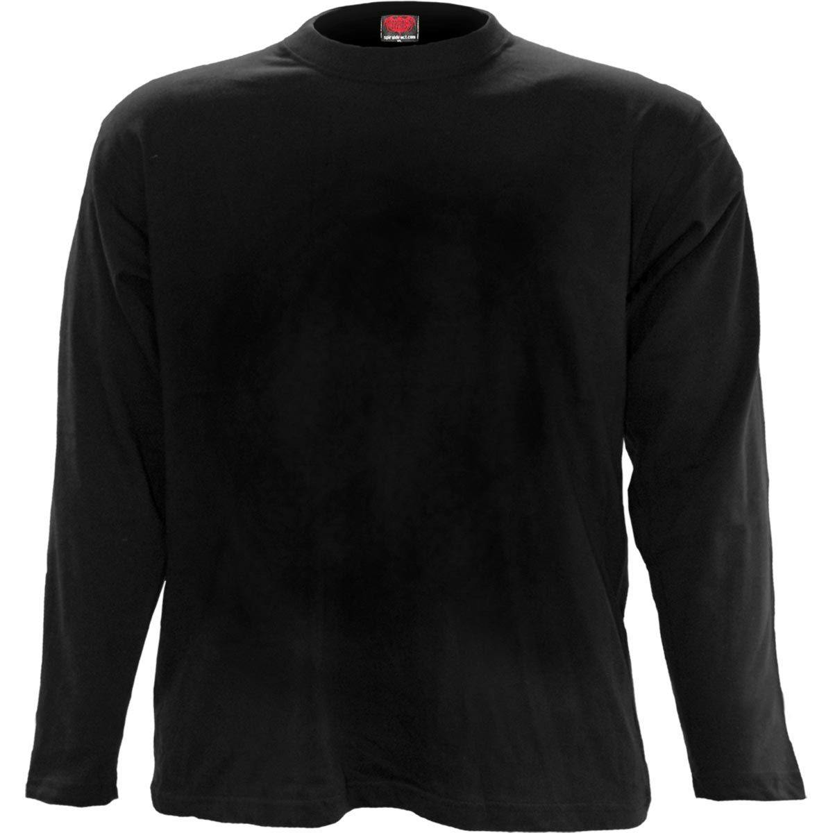 Spiral Direct Black Urban Fashion - Longsleeve T-Shirt - Xxl - Spi - Spi