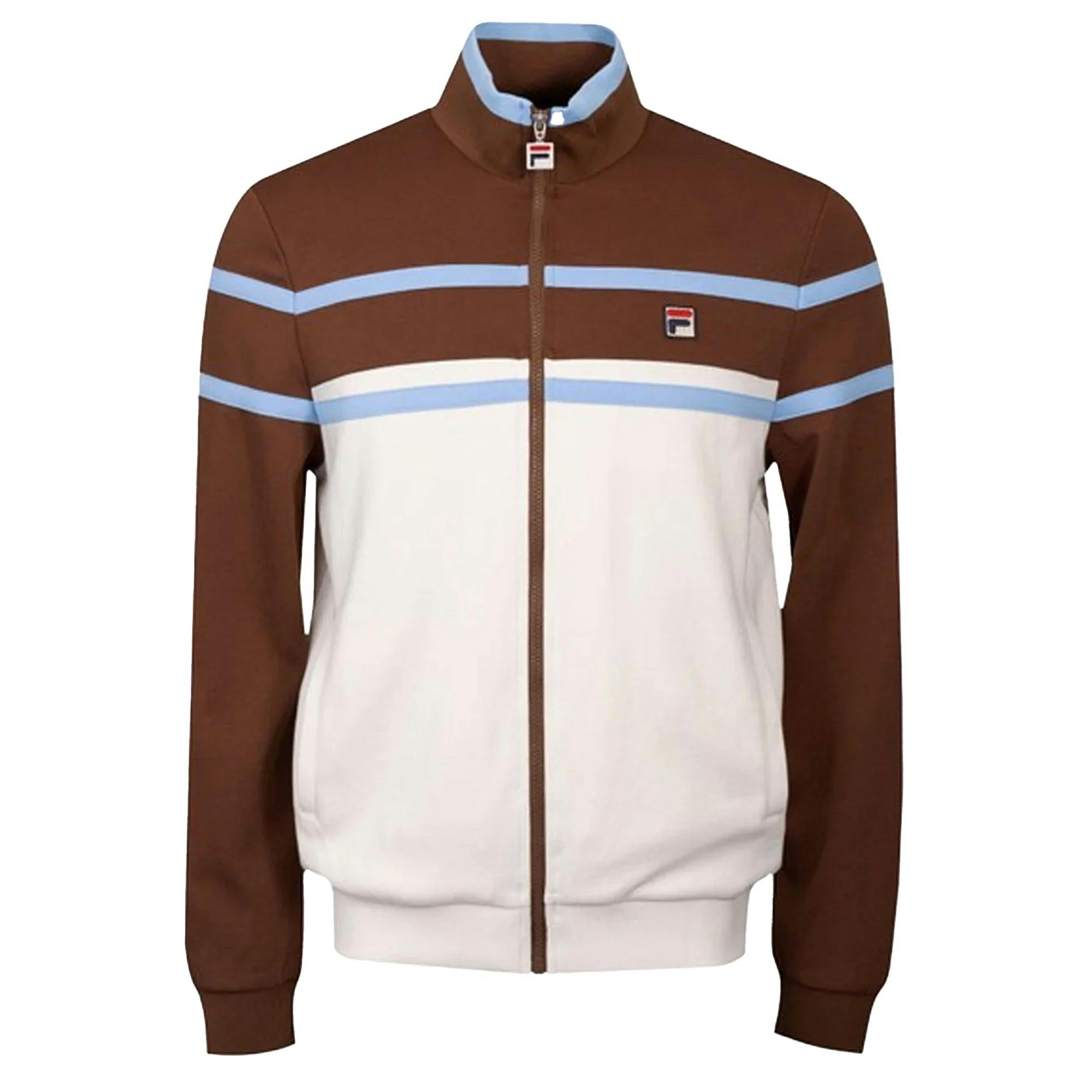 Fila Giovanni Contrast Panels Track Top Jacket Gardenia/Cappucino/Frozen Fjord - Xxl