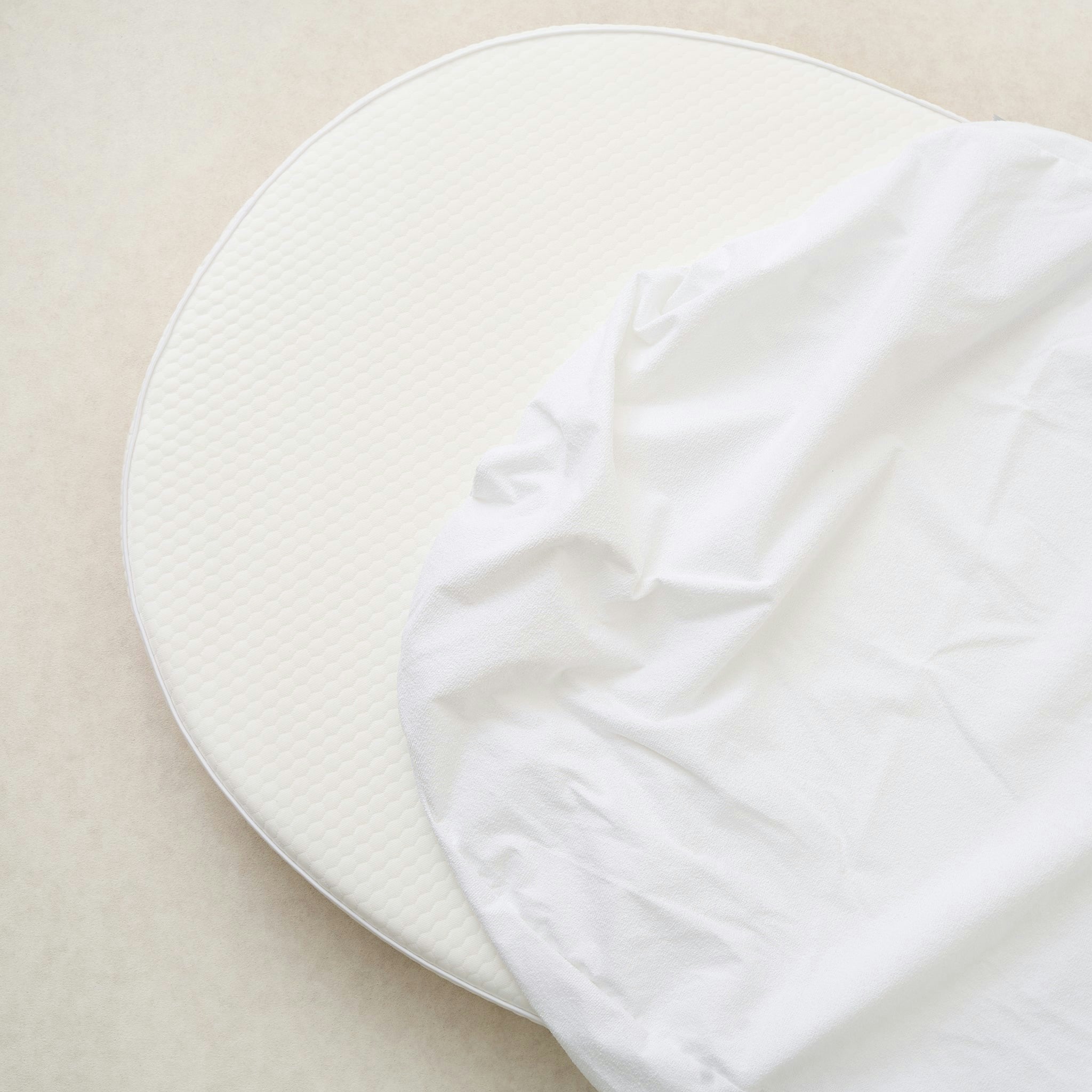The Tiny Bed Company Waterproof Fitted Mattress Protector To Fit Stokke Sleepi - 122 X 68Cm - 122 X 68Cm - Mattress Protector