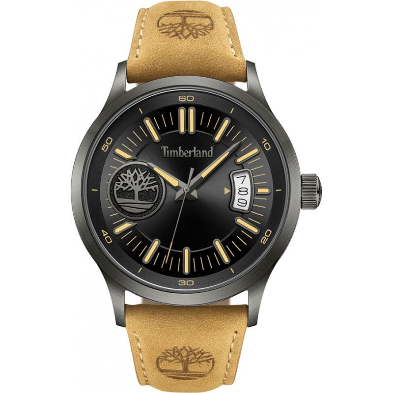 Timberland Men's Beige Trumbull Watch Tdwgb0041006 - One Size - Leather