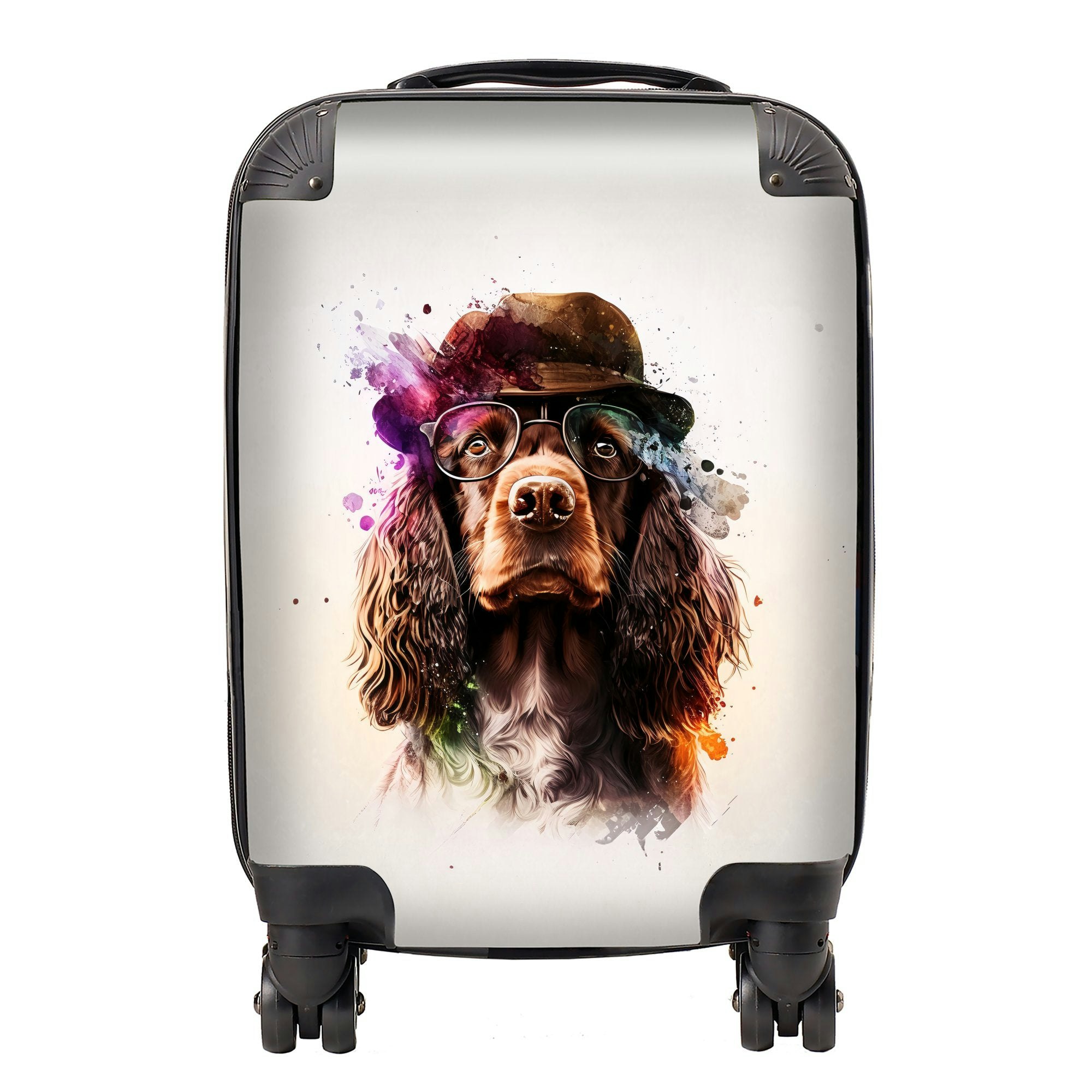 Warren Reed English Cocker Spaniel Splashart Suitcase - Small