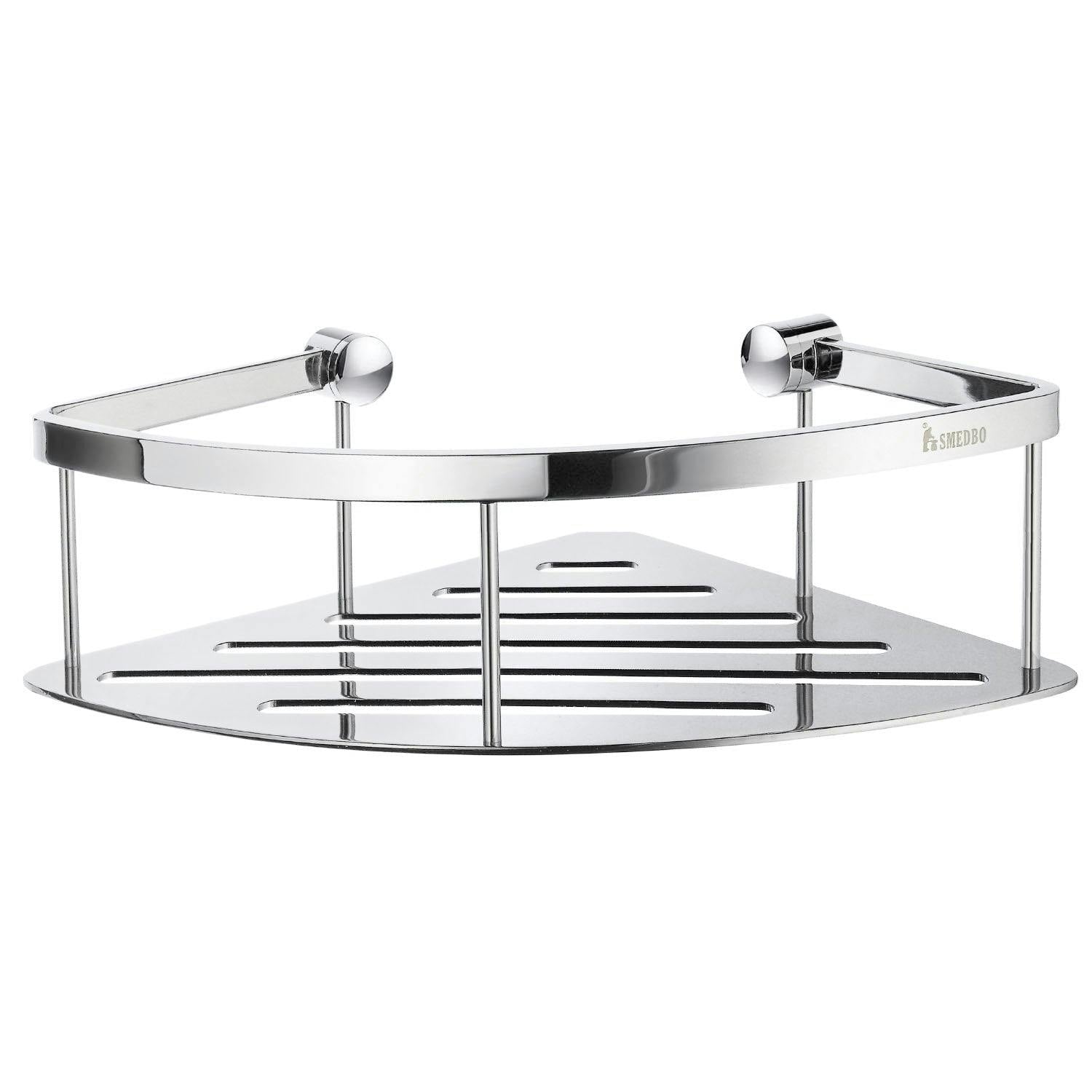 Rackhams Polished Chrome Corner Shower Basket