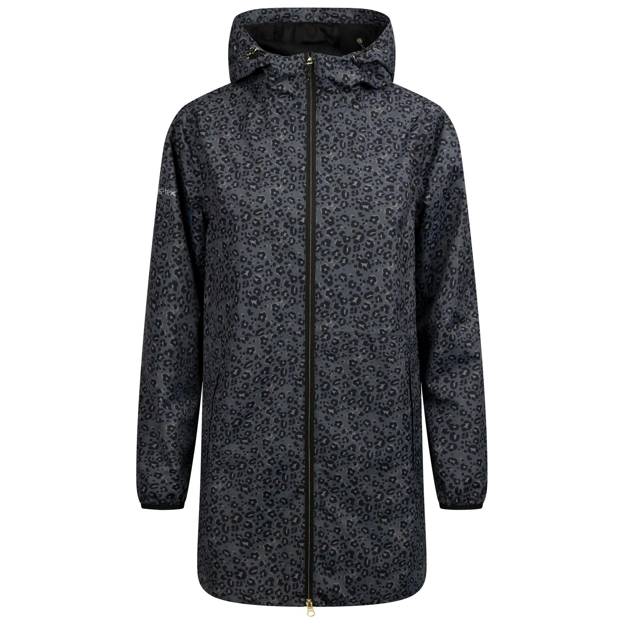 Trespass Women's Black / Parched Waterproof Jacket - L - 100% Polyester