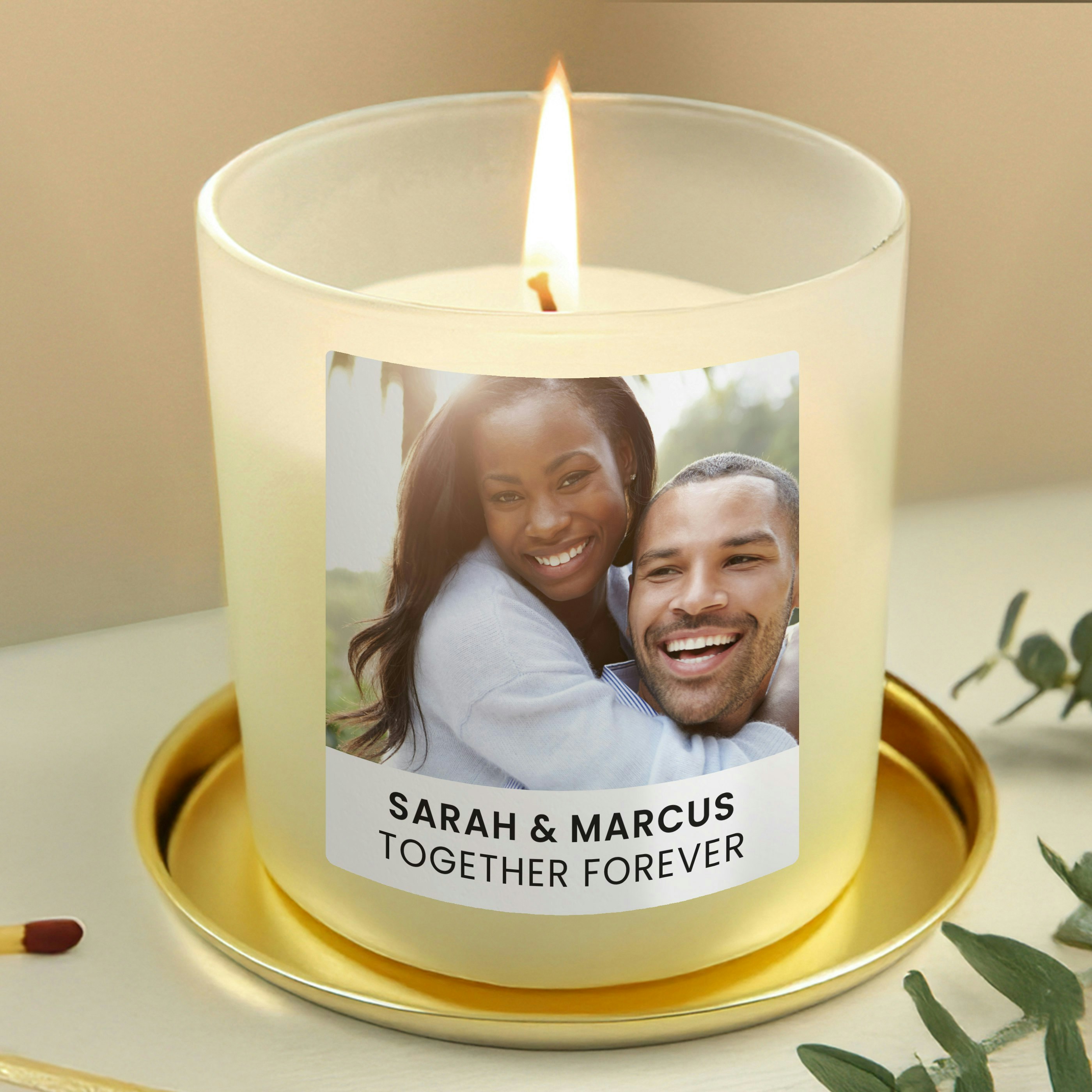 Personalised Memento Company Personalised Photo Upload Candle Jar