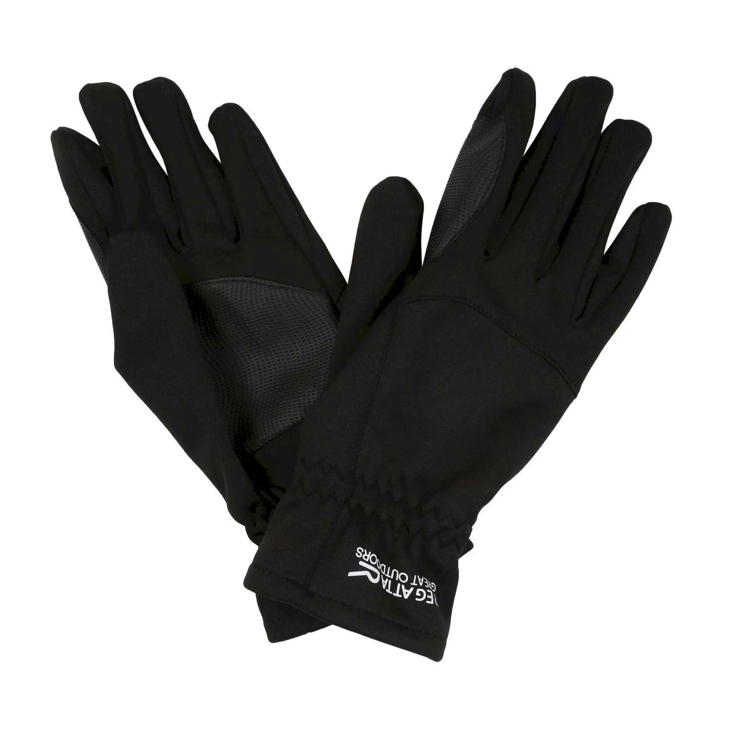 Regatta Unisex Black Adult Iii Softshell Gloves - S - 95% Polyester/5% Elastane Softshell