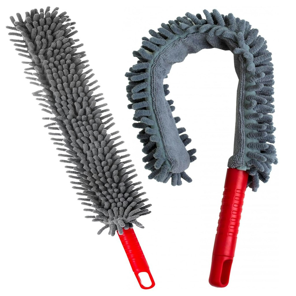 Storm Trading Group Flexible Noodle Microfibre Duster For Cleaning Dust On Blinds & Lights - 1 X