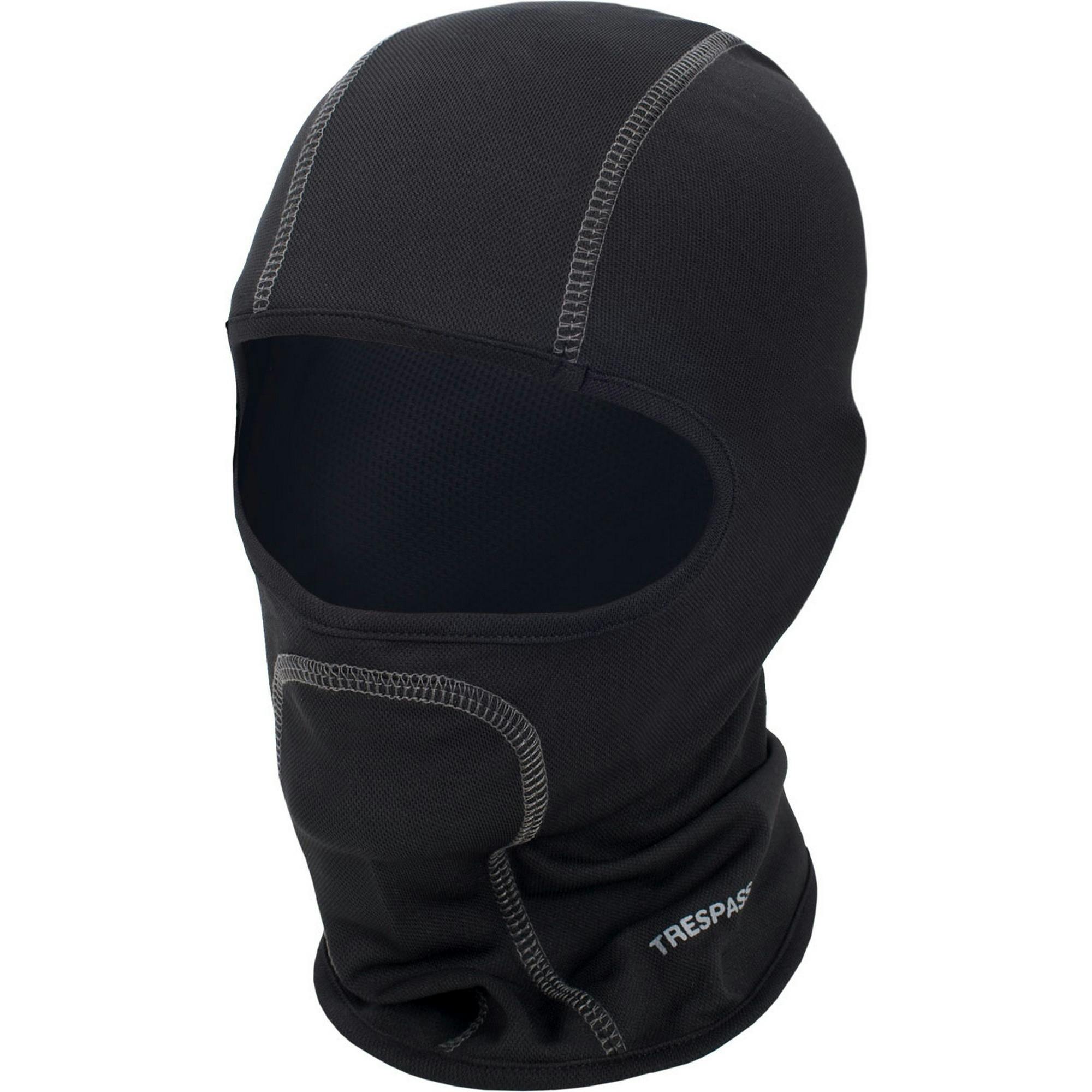 Trespass Unisex Black Adults Moulder Winter Balaclava - One Size - 100% Polyester