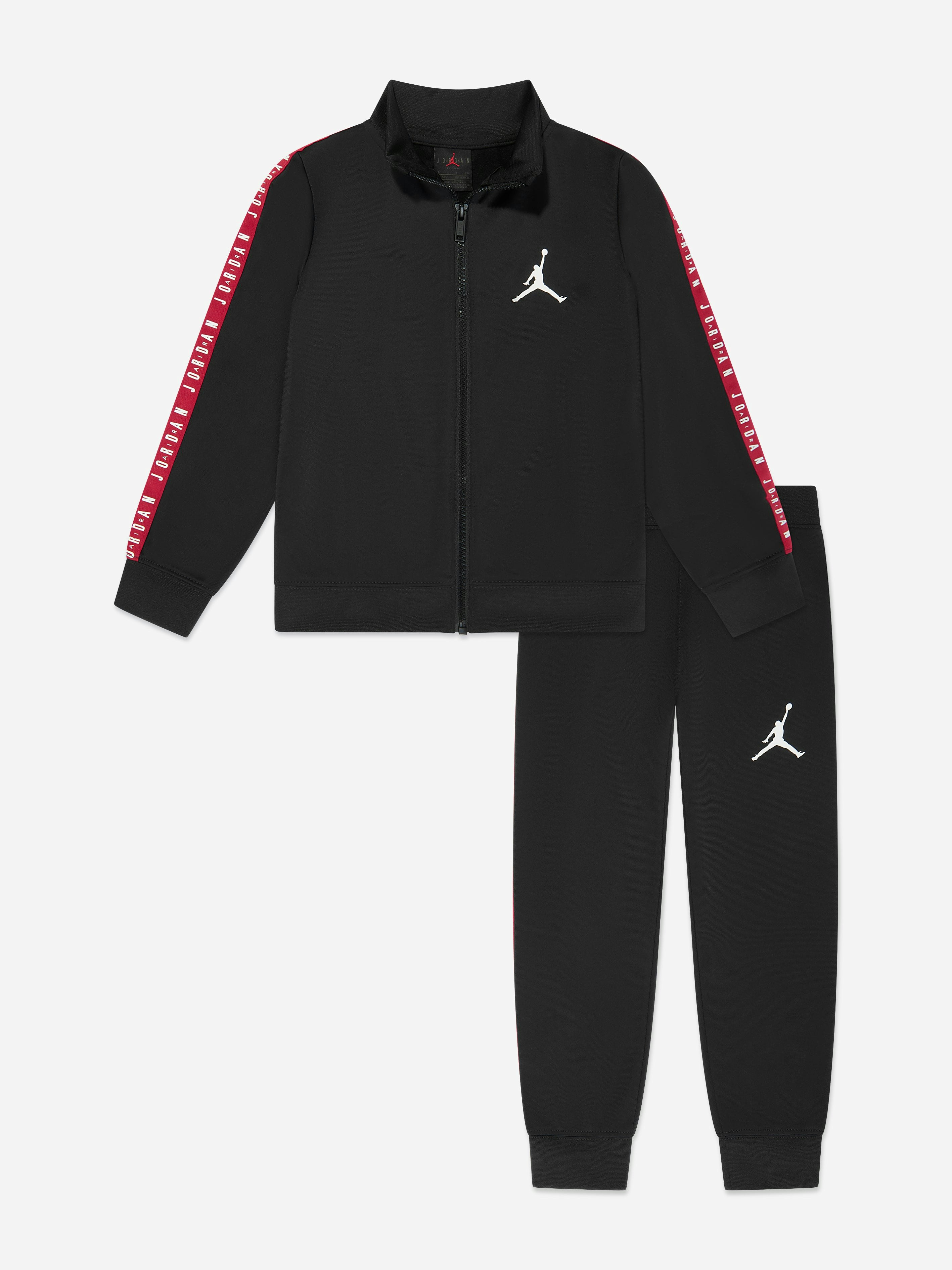 Jordan Boys Black Kids Air Tricot Tracksuit In - 2 - 3 Yrs