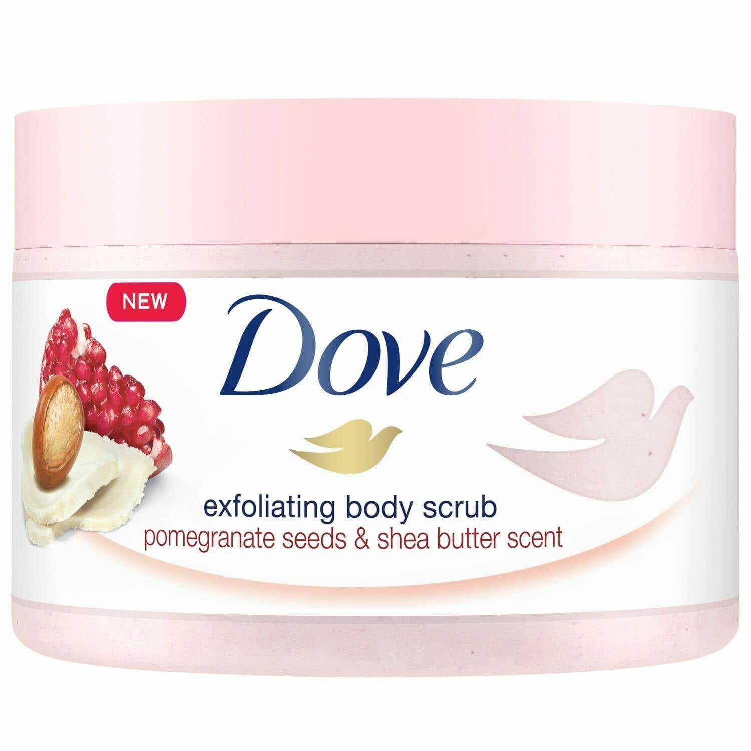 Dove Exfoliating Body Scrub With Pomegranate And Shea Butter Scent 225Ml 2 Pk - 2X225ml - Image 18