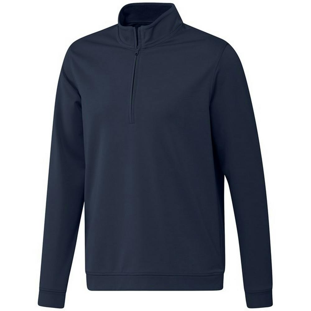 Adidas Men's Elevated Quarter Zip Sweatshirt - Collegiate Navy - Collegiate Navy - M
