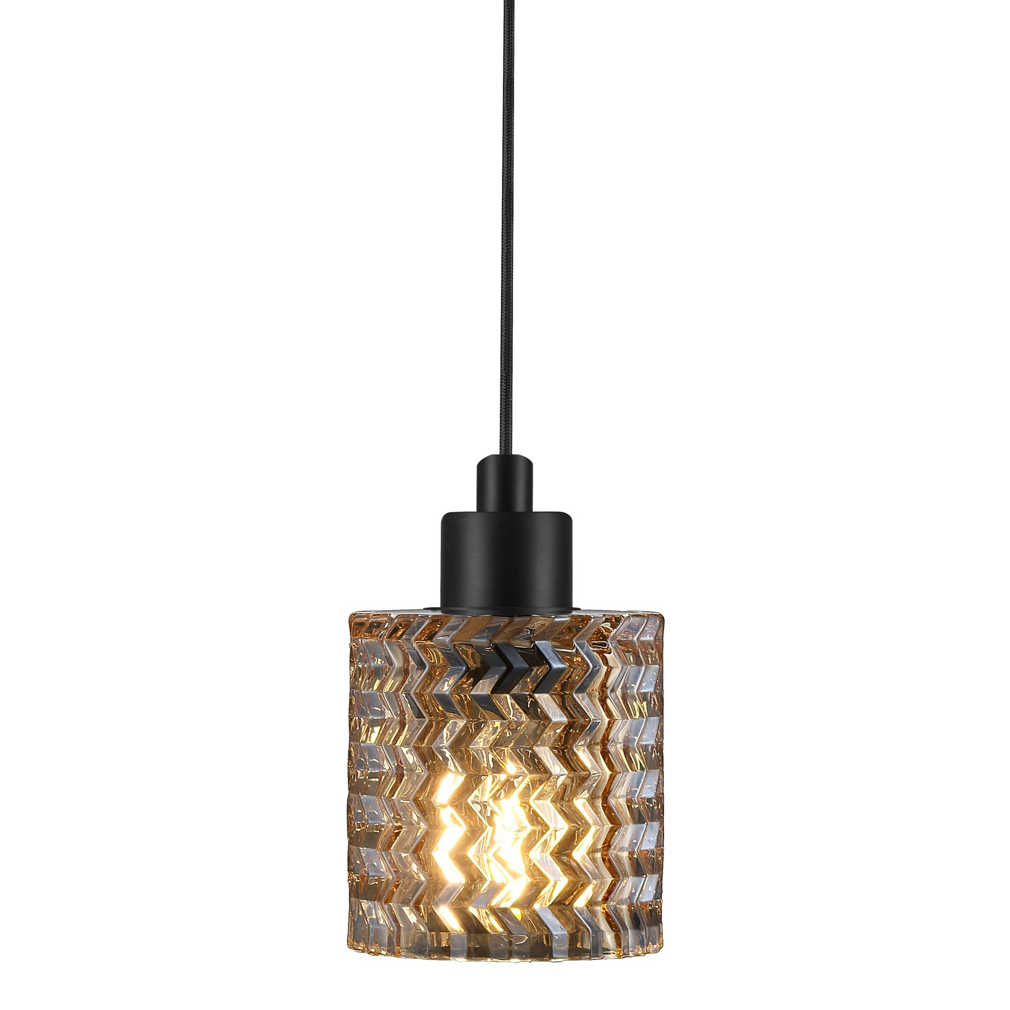 Rackhams Amber/Gold Hollywood | Ceiling Pendant | - Glass - 1