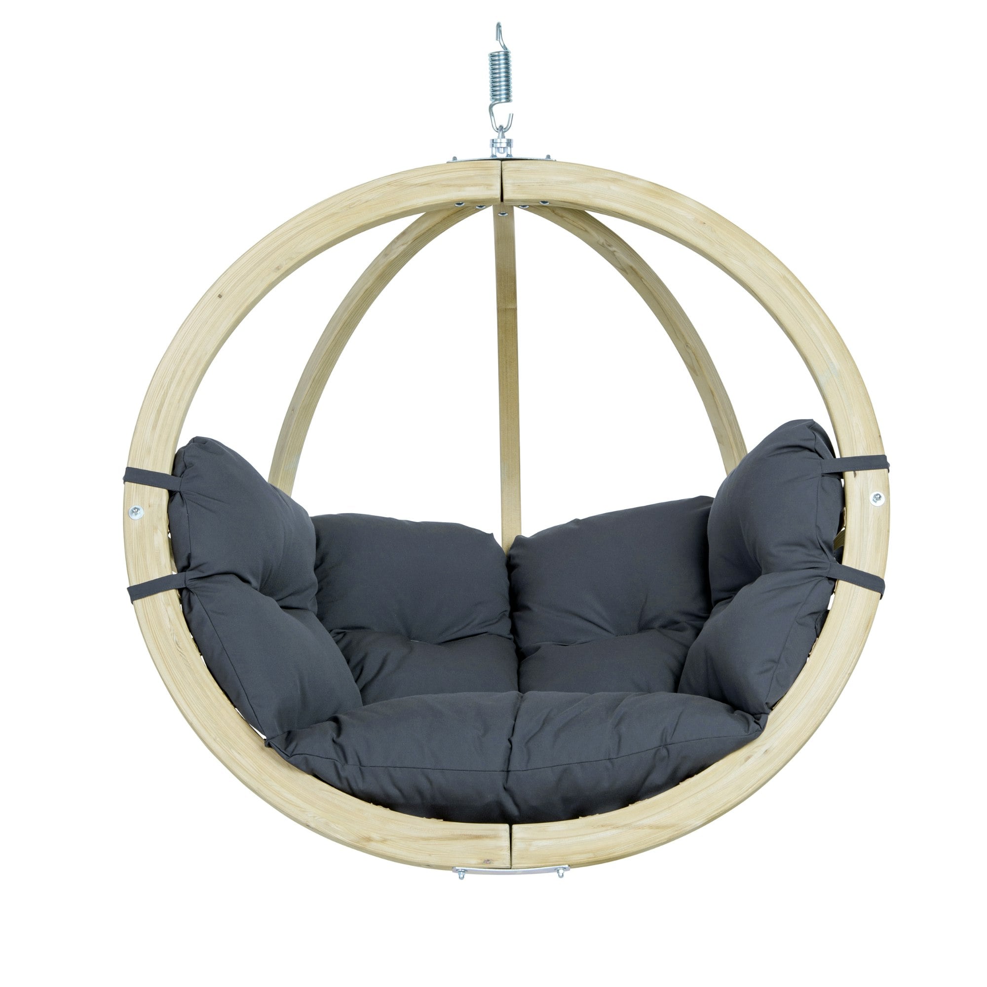 Amazonas Anthracite Globo Single Hanging Egg Chair