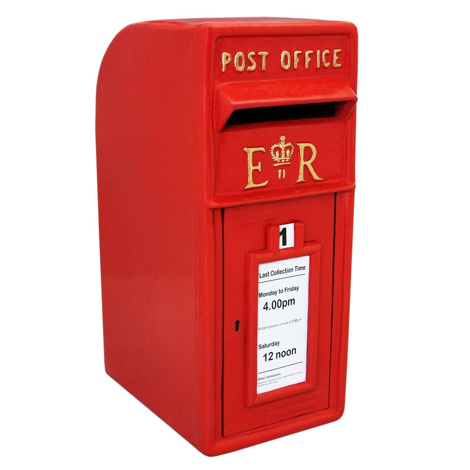 Rackhams Red Cast Iron Royal Mail Post Box
