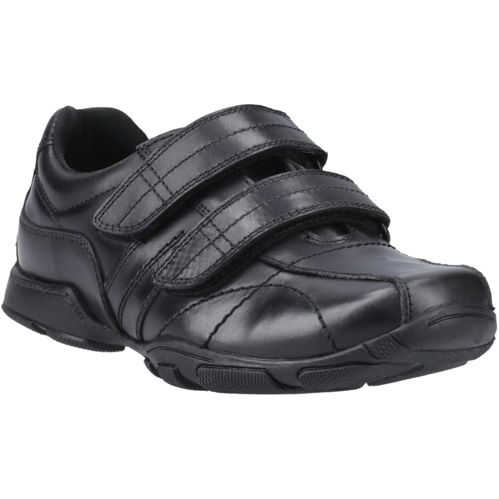 Hush Puppies Boys Black Vance Leather 'S Loafers - Size 11.5