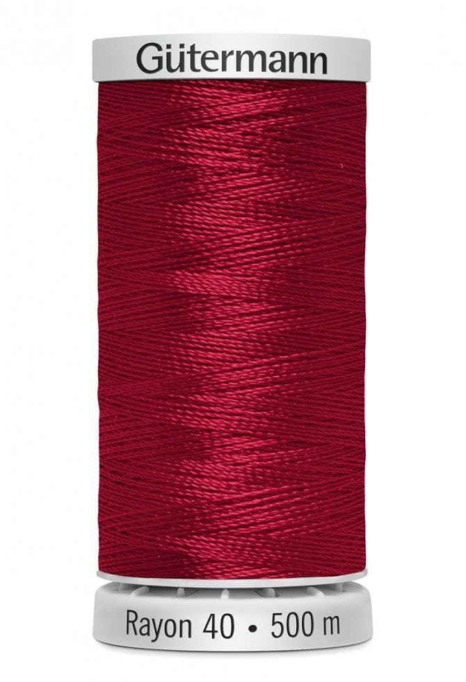 Gutermann No 40 Sulky Rayon Embroidery Thread 500M Rayon Thread Suitable For Embroidery - 1039 - 500 Metres