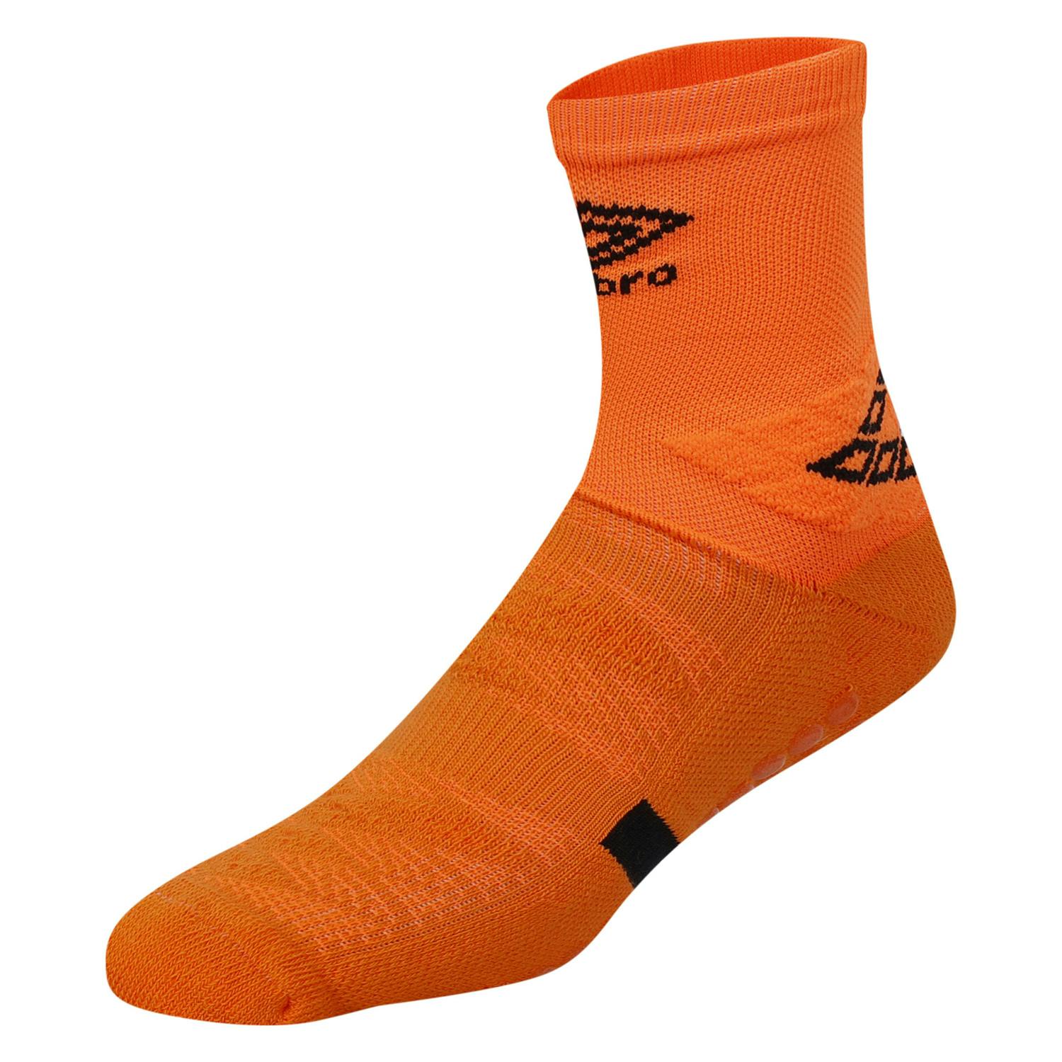 Umbro Men's Orange Pro Protex Gripped Socks - Shocking - Shocking - 12 Uk-14 Uk - 70% Cotton/20% Nylon/10% Elastane