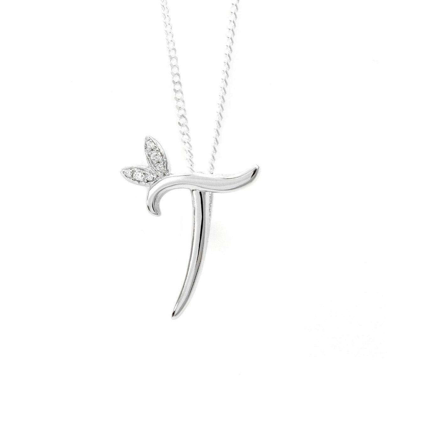 Say It With Winged Initial Necklace - Image 3