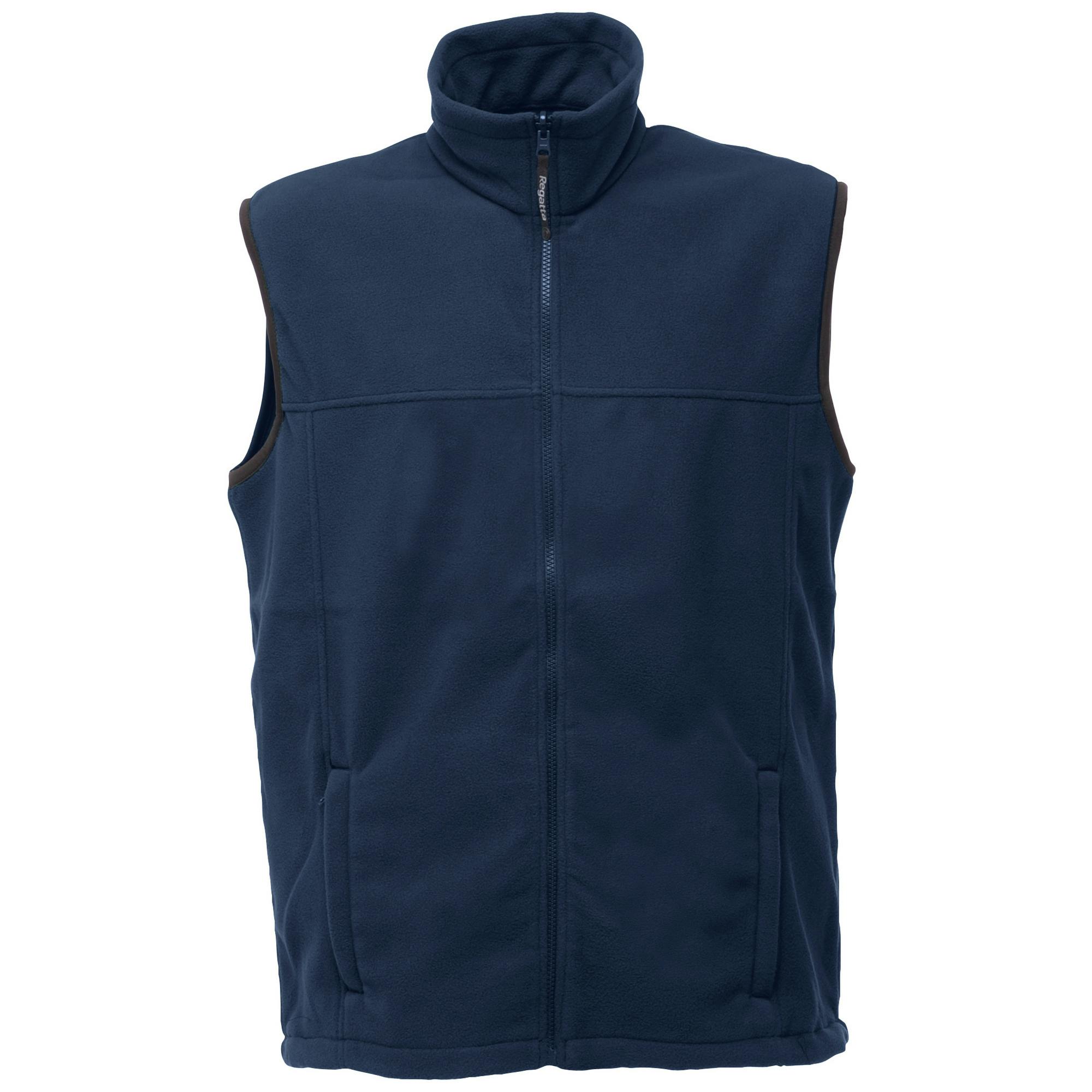 Regatta Men's Haber Ii 250 Series Anti-Pill Fleece Bodywarmer / Sleeveless Jacket - Navy - L - Navy - 100% Fleece