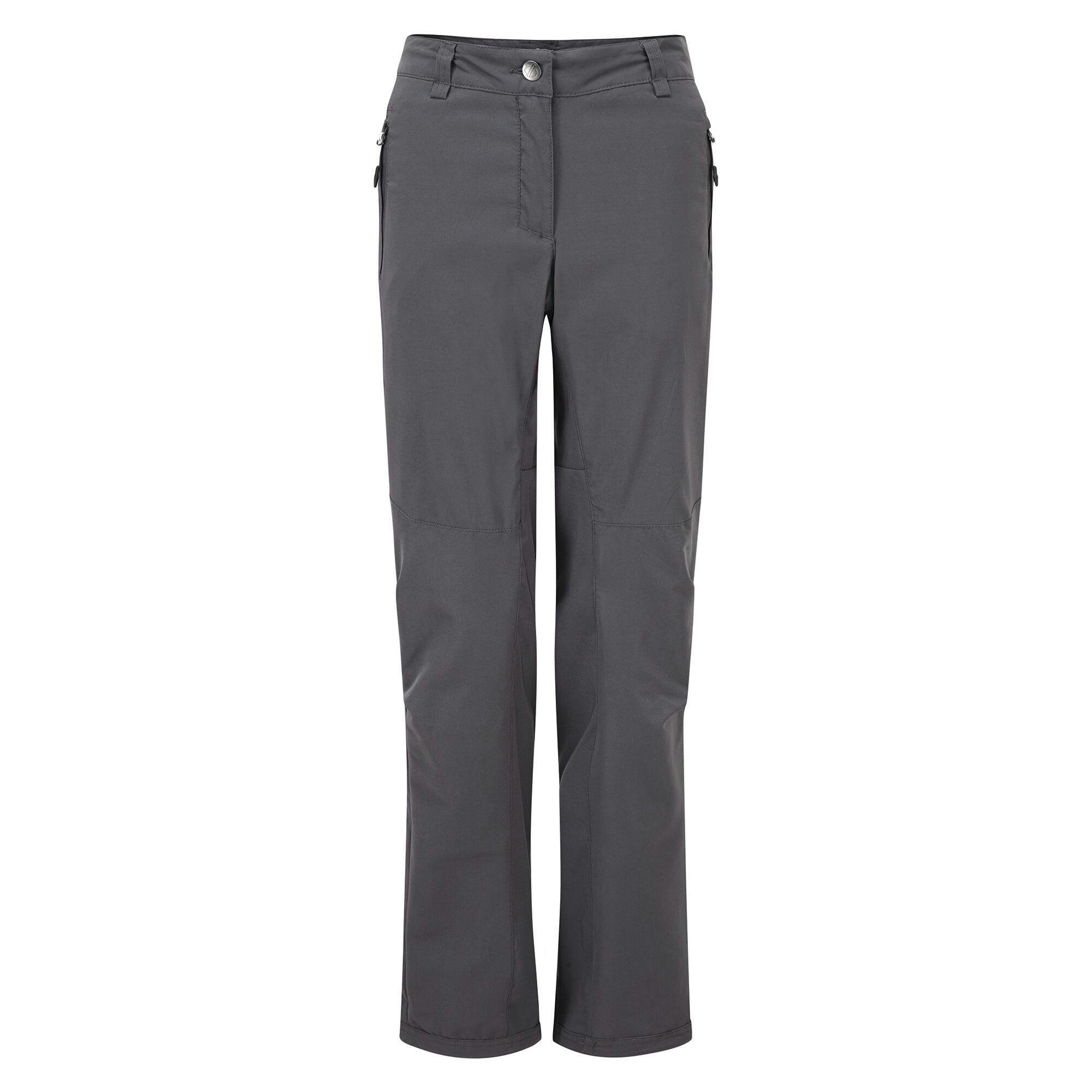 Dare 2B Women's Grey Dare2b Melodic Ii Lightweight Stretch Walking Trousers - Ebony - Ebony - 14R Uk - 92% Polyamide/8% Elastane
