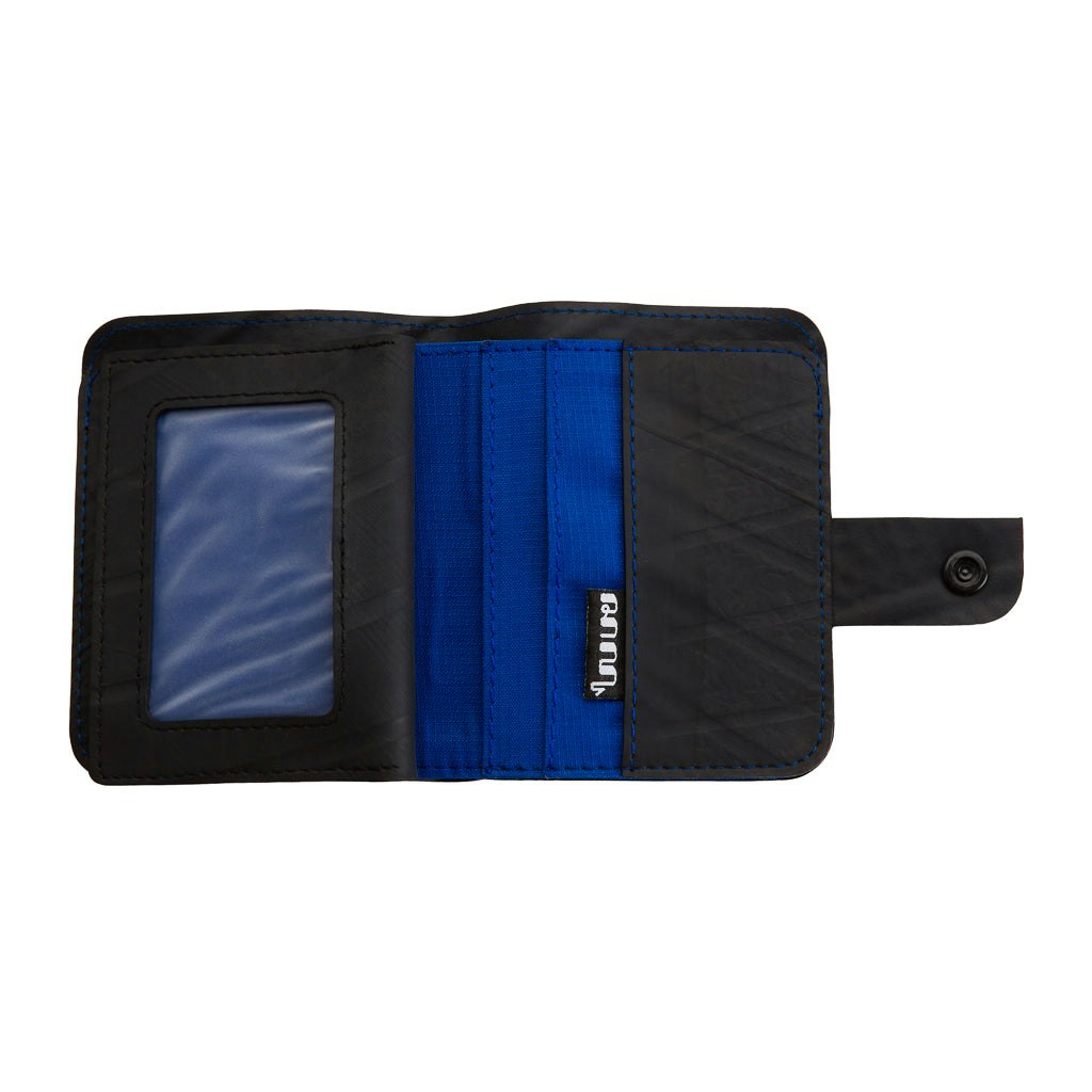 Paguro Blue Ben Recycled Wallet With Coin Compartment