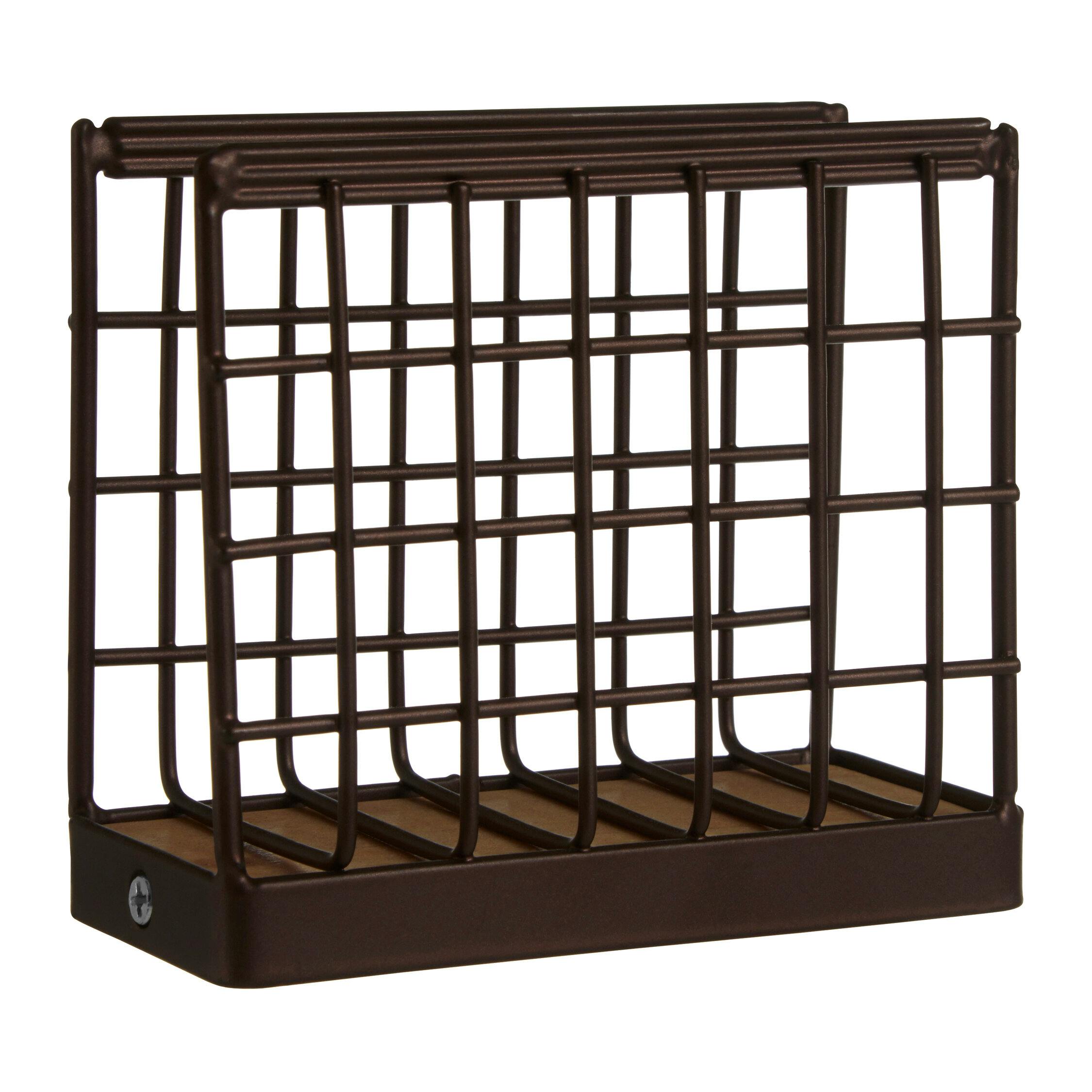 Maison By Premier Bronze Vertex Powder Coated Napkin Holder