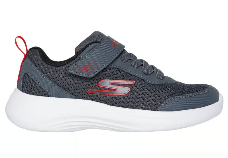 Skechers Boys / Girls Trainers Selectors Reset Acheived Shoes Charcoal 403615L - Uk 2 Eu 35