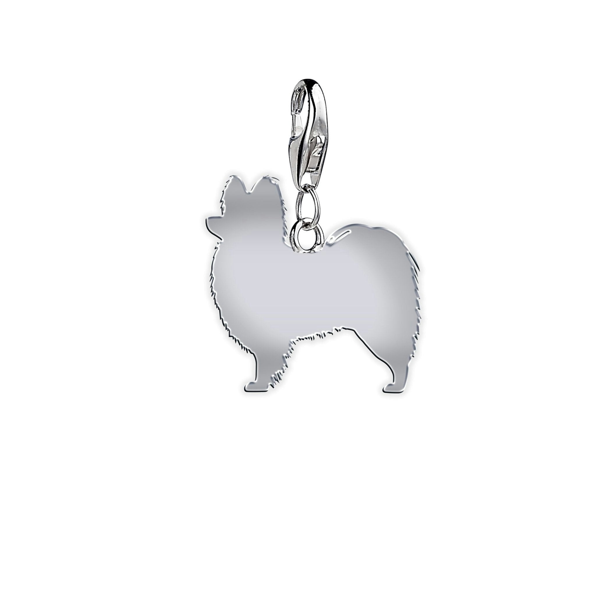 Mylee London Silver Papillon Silhouette Charm - No - Clip On Charm