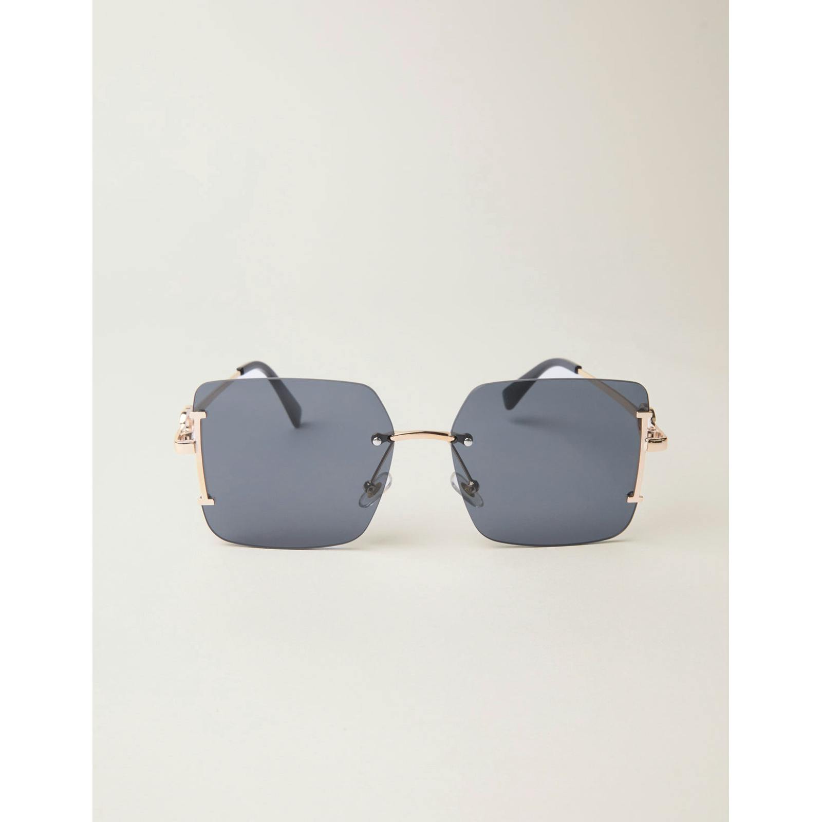 Blue Vanilla Frameless Oversized Sunglasses - One Size
