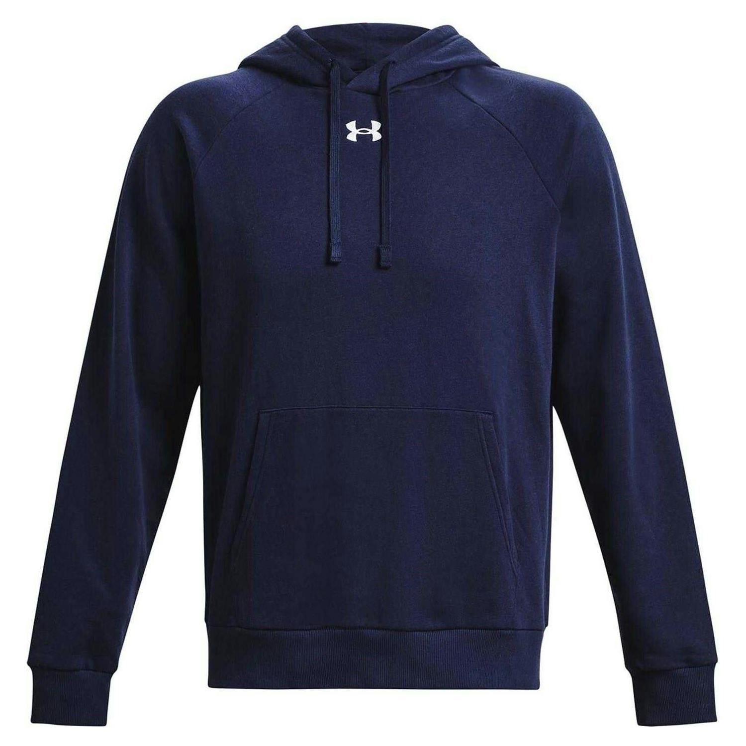 Under Armour Men's Fleece Hoodie - Midnight Navy - L - Midnight Navy - 100% Mixed