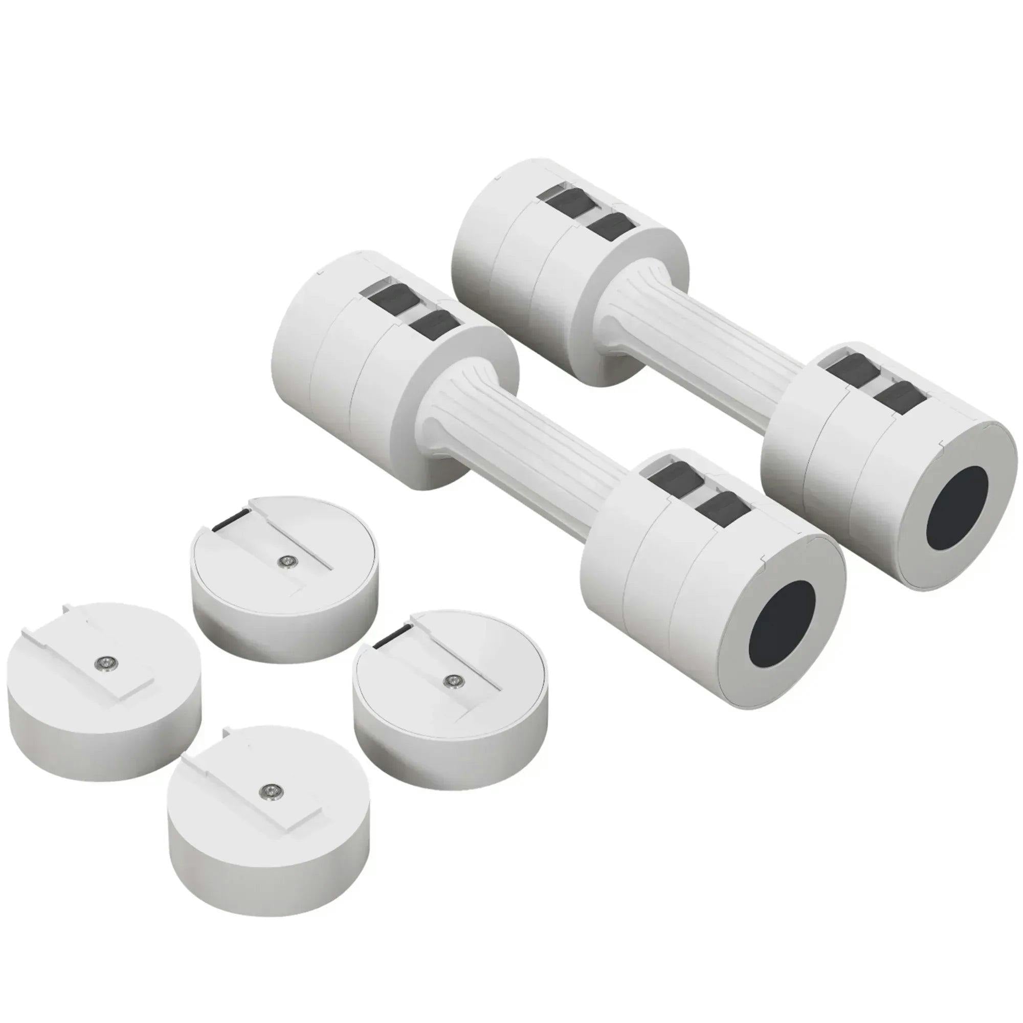 B&Q - Adjustable Dumbbells SetFast Adjust And Compact2.5Kg X 2 - Image 4