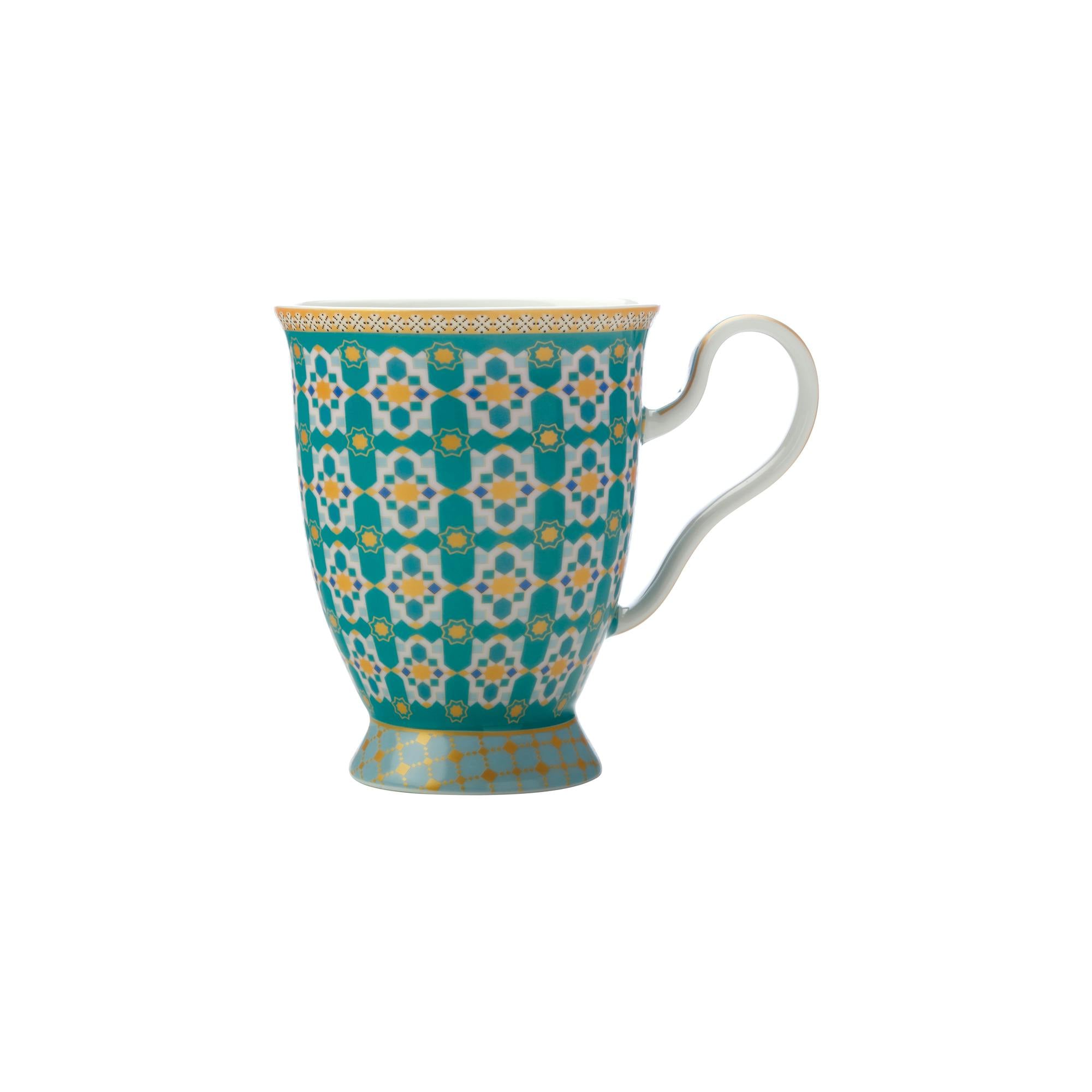 Rackhams Green Teas & C's Kasbah Mint 300Ml Footed Mug - Ceramic - Mug