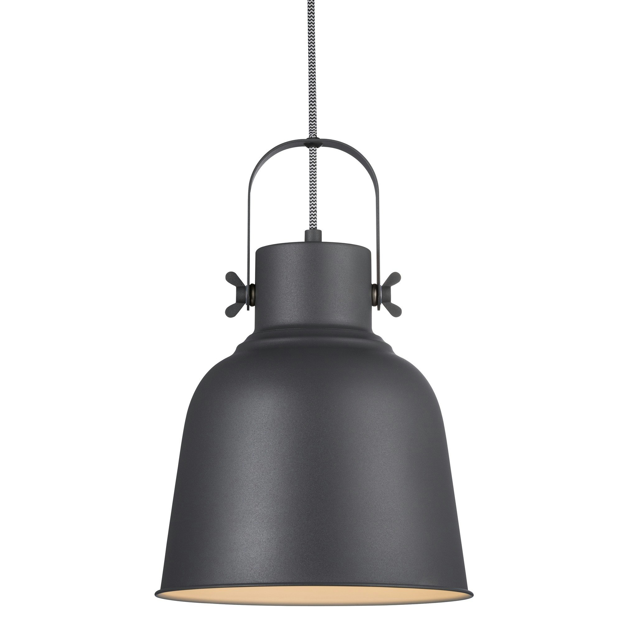 Rackhams Anthracite/Black Adrian 25 | Ceiling Pendant | - Metal - 1