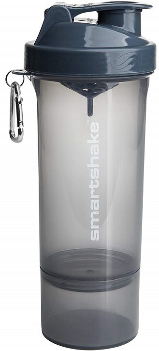 Smartshake SLIM Bottle Shaker Cup with 500 ml Capacity, Stormy Grey - Image 3