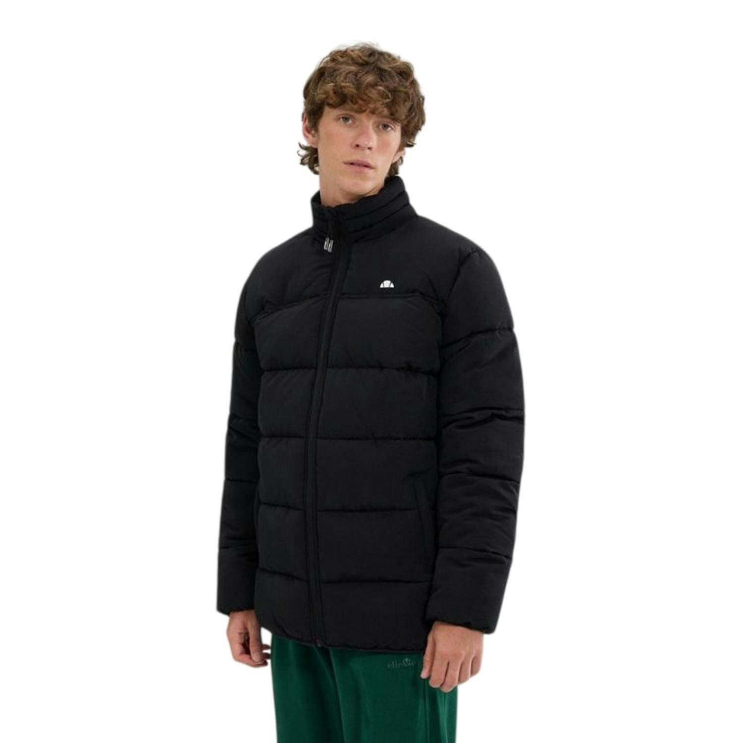 Ellesse Men's Black Nebulus Puffer Jacket - Xxl - 100% Polyamide