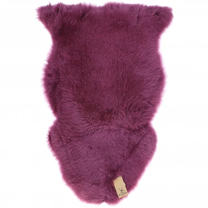 Fenland Single Australian Sheepskin Rug - Single - Sheepskin - Smokey Grape