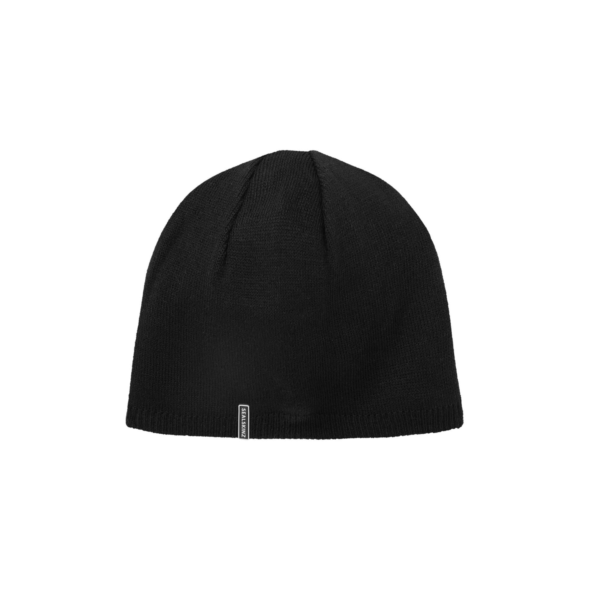 Sealskinz Men's Black & Ladies Waterproof Cold Weather Beanie Hat - S-M