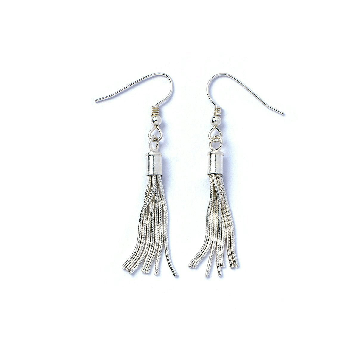 Mylee London Women's Silver Sterling Tassel Hook Earrings - Yes
