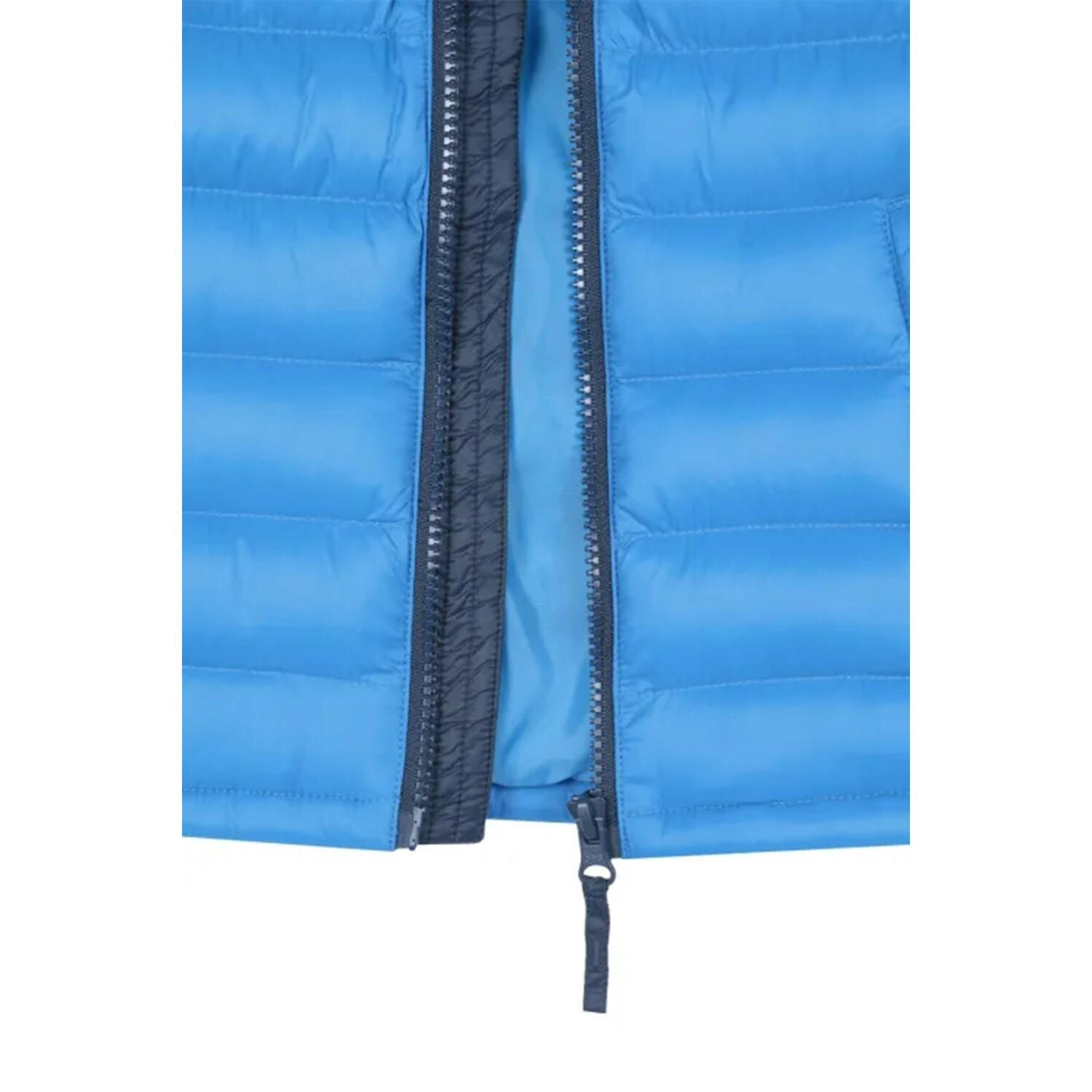 Mountain Warehouse Dark/Blue Kids Colour Block Padded Gilet - 3-4 Years - 100% Polyester