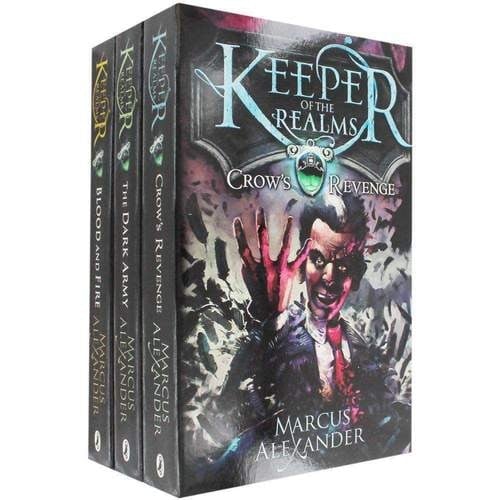 Penguin Dark Keeper Of The Realms Trilogy - 3 Book Set - By Marcus Alexander