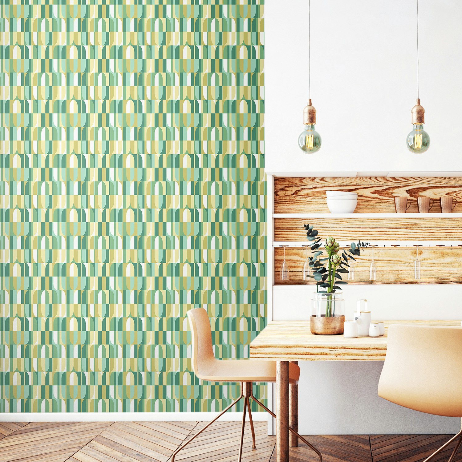 Rackhams Building Blocks - Forest Mix 10M Wallpaper