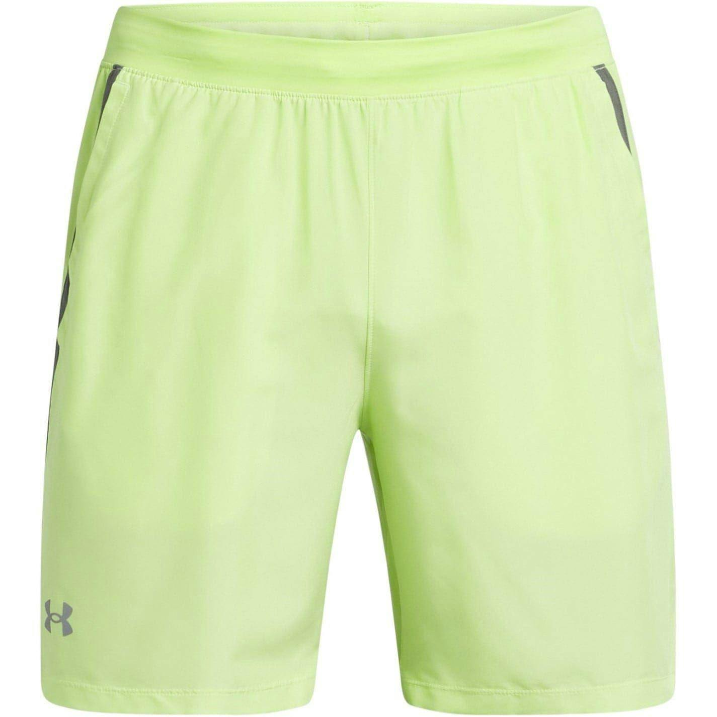 Under Armour Men's Green Launch 2 In 1 Running Shorts - M - 100% Mixed